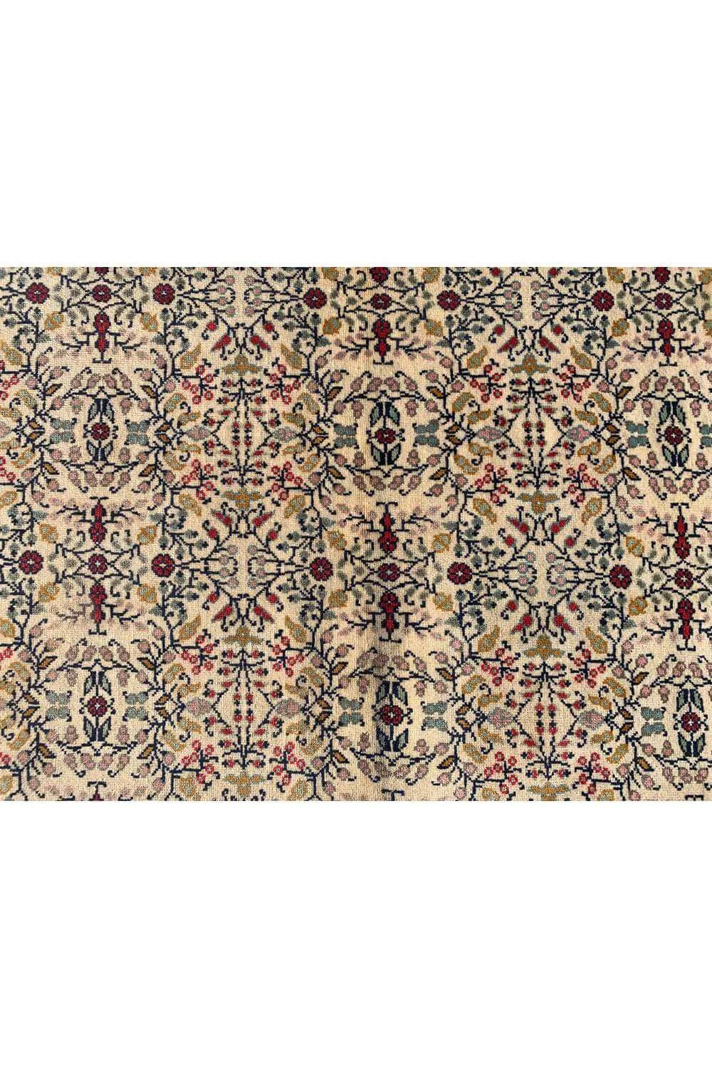 Amazing Hand Knotted Vintage Qaisery Wool Area Rug 11.2 x 8.4 Ft