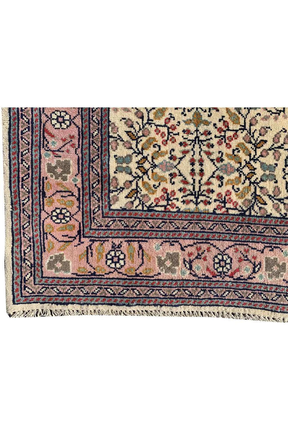 Amazing Hand Knotted Vintage Qaisery Wool Area Rug 11.2 x 8.4 Ft