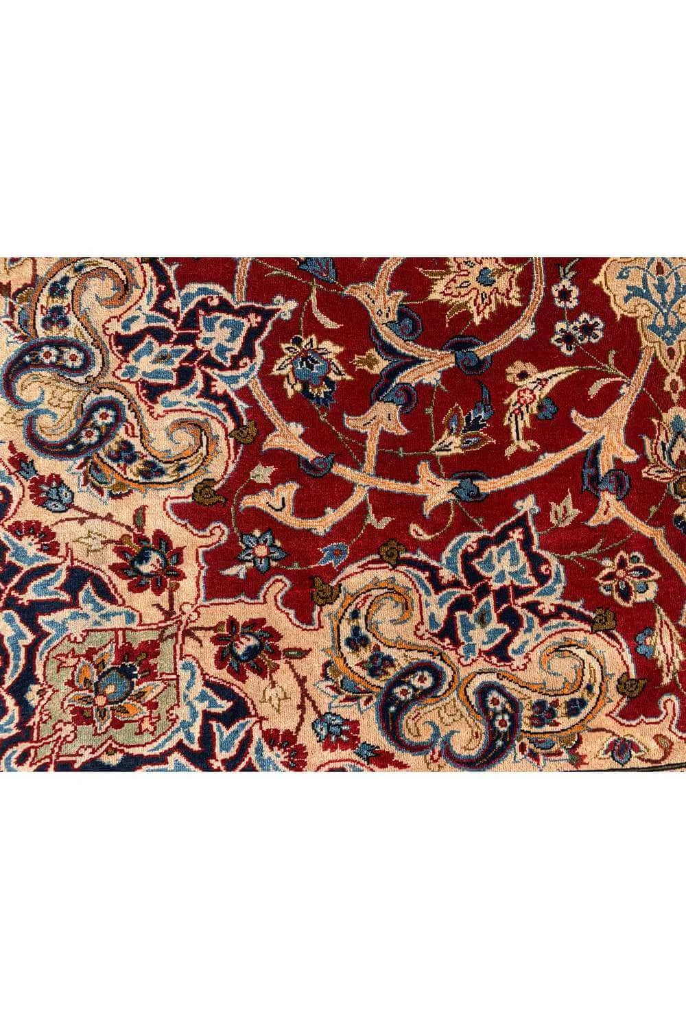 Amazing Hand Knotted Vintage Mashoud Wool Area Rug 11.6 x 7.11 Ft