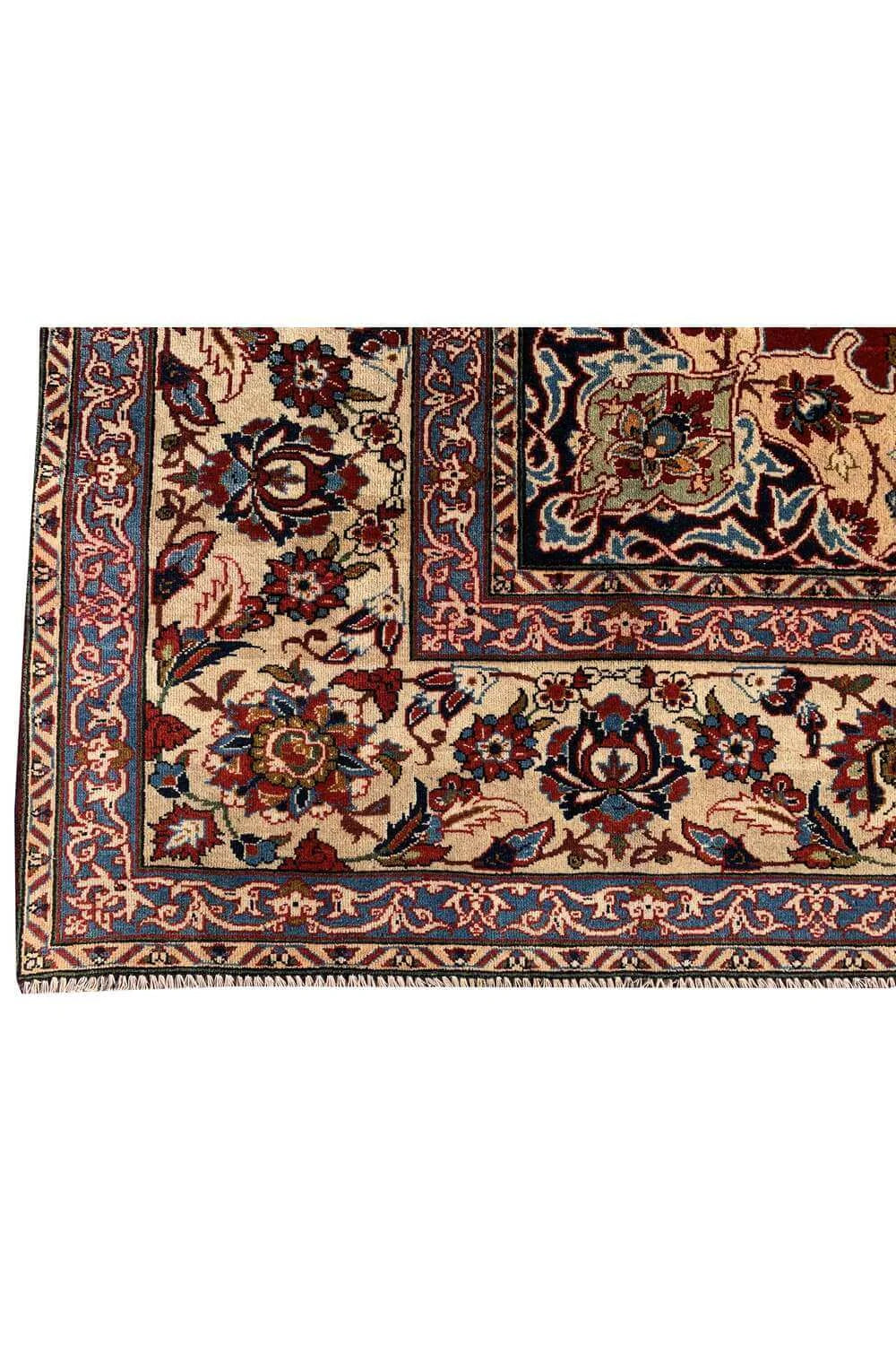 Amazing Hand Knotted Vintage Mashoud Wool Area Rug 11.6 x 7.11 Ft