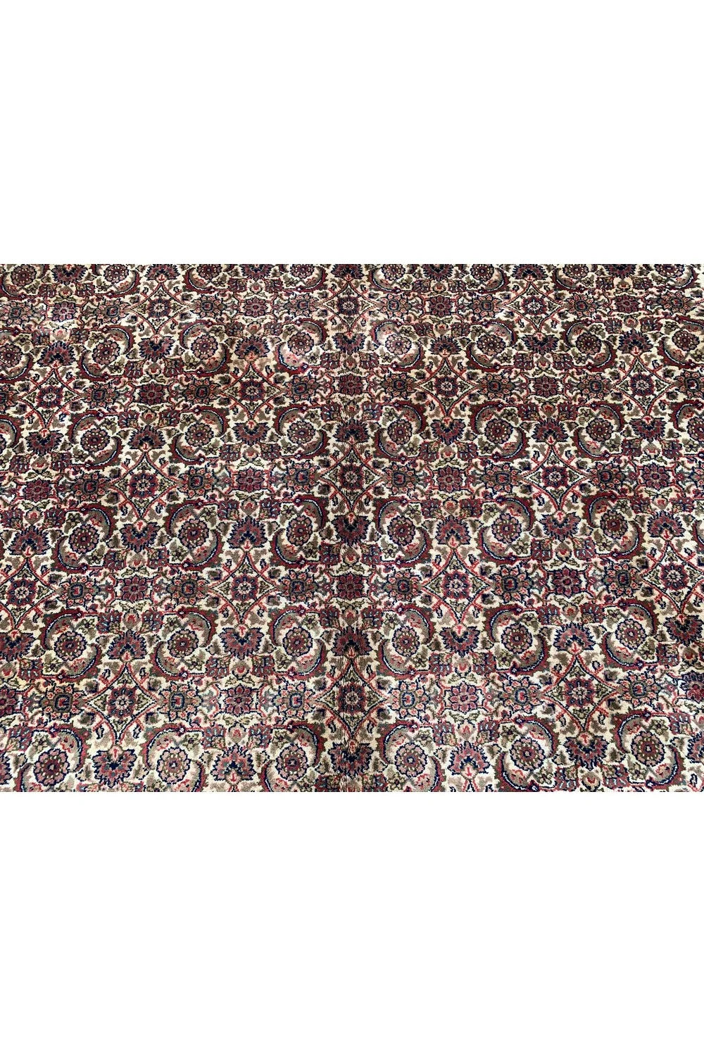 Amazing Hand Knotted Vintage Tribal Bijour Wool Area Rug 13.0 x 9.8 Ft