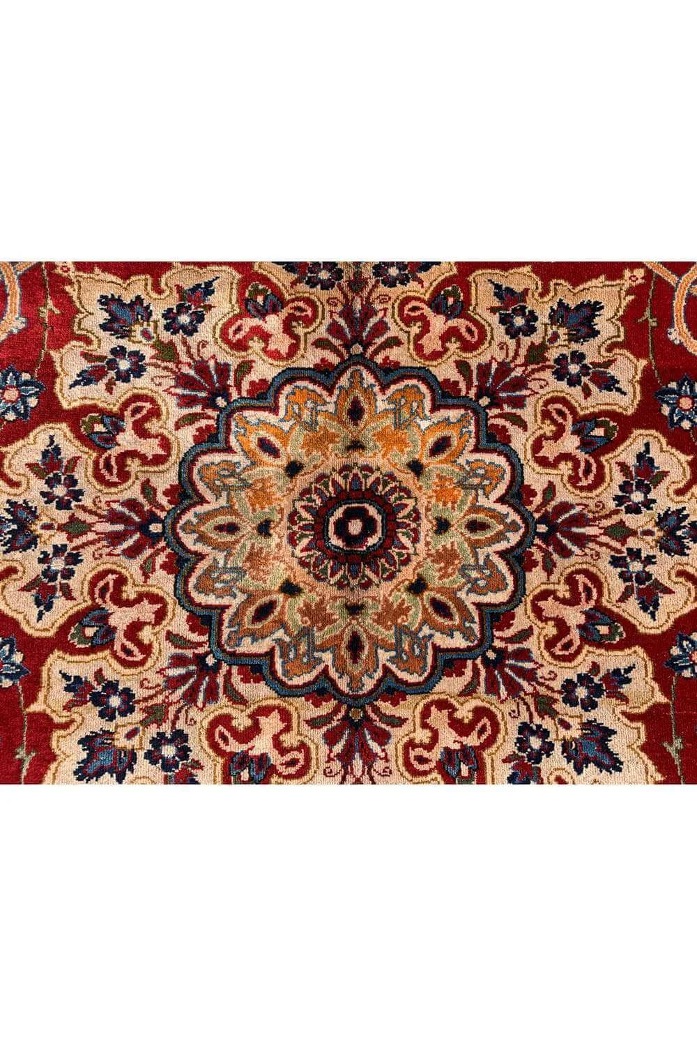 Amazing Hand Knotted Vintage Mashoud Wool Area Rug 11.6 x 7.11 Ft