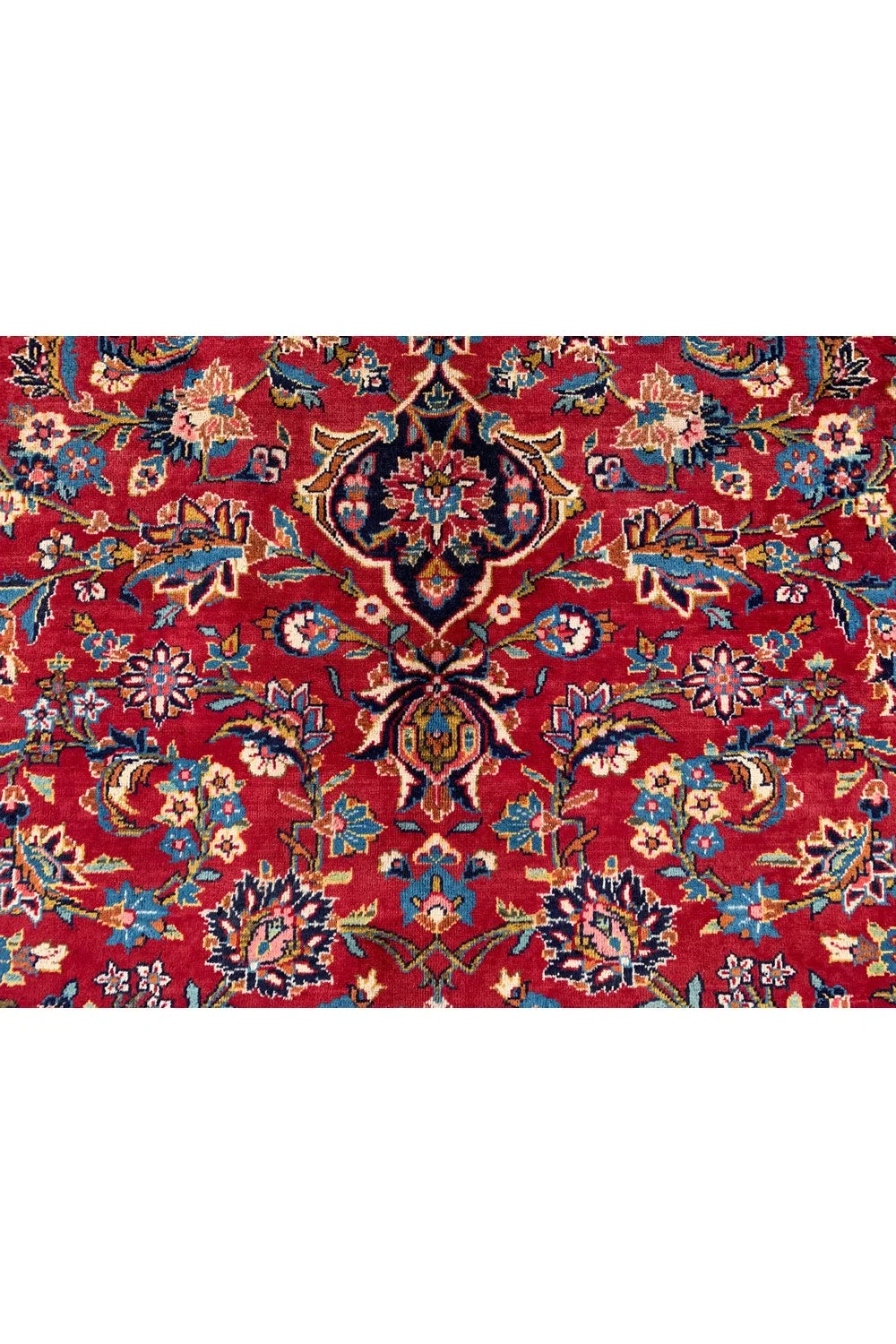 Amazing Hand Knotted Vintage Tribal Qashoun Wool Area Rug 14.6 x 10.6 Ft