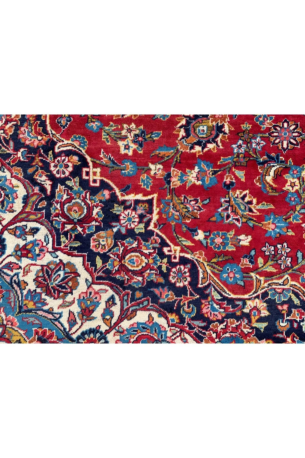 Amazing Hand Knotted Vintage Tribal Qashoun Wool Area Rug 14.6 x 10.6 Ft