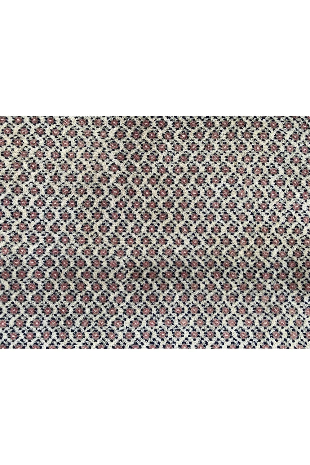 Amazing Hand Knotted Vintage Tribal Badam Gul Wool Area Rug 12.8 x 9.6 Ft