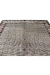 Amazing Hand Knotted Vintage Tribal Badam Gul Wool Area Rug 12.8 x 9.6 Ft