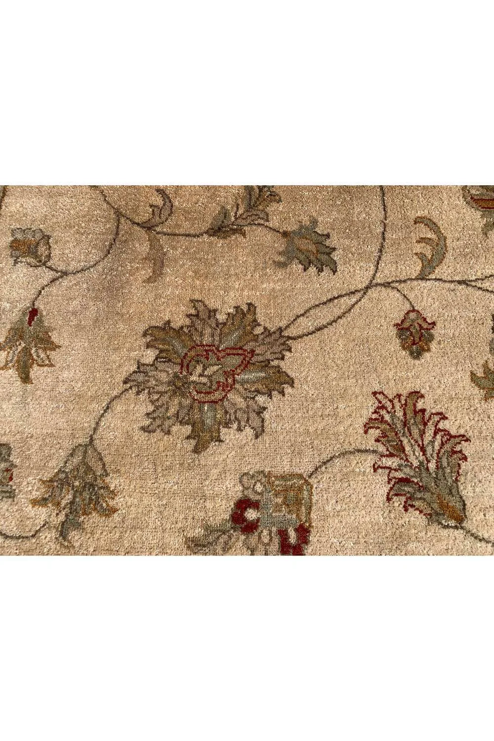 Amazing Hand Knotted Vintage Afghan Chobi Wool Area Rug 11.8 x 7.11 Ft