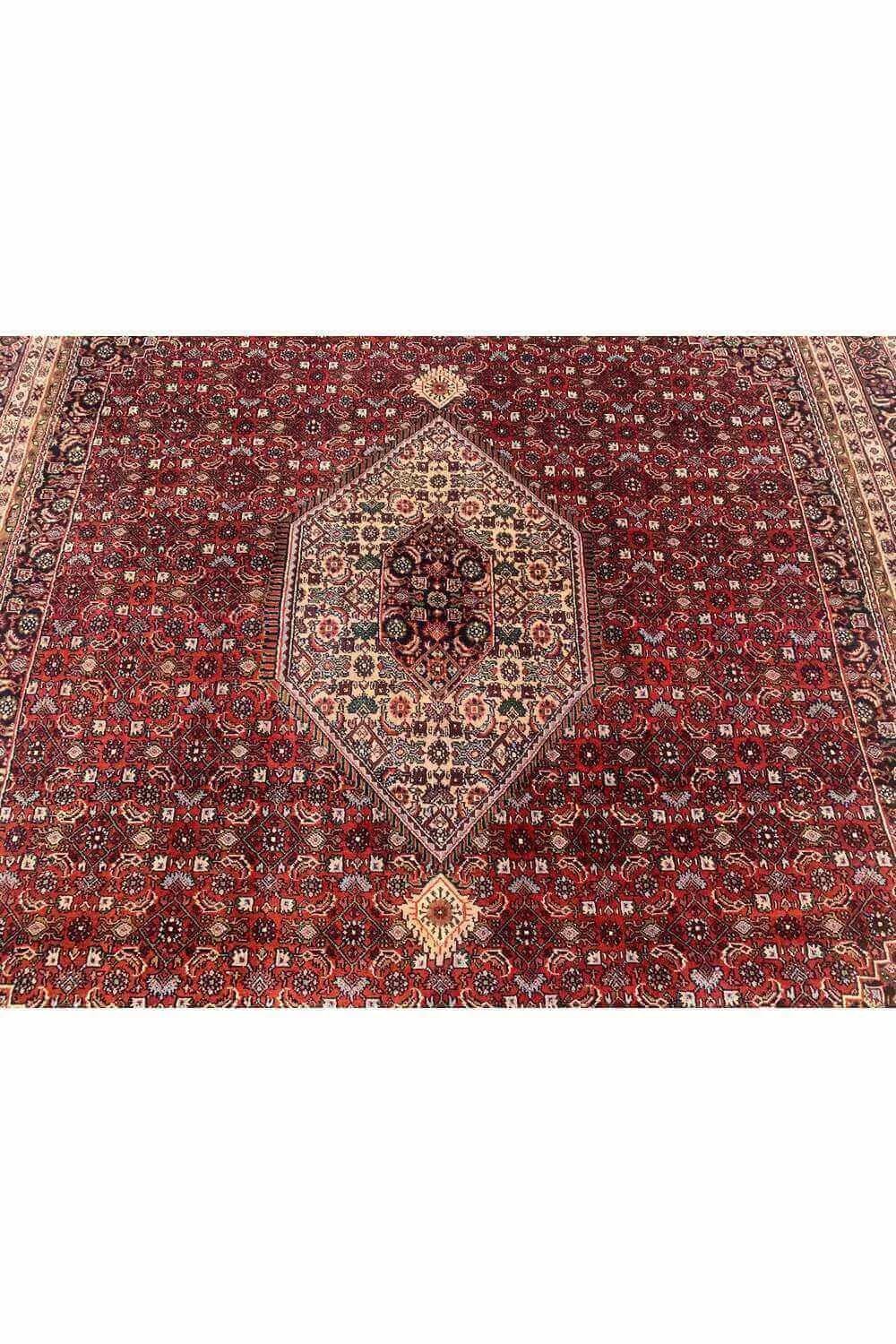 Amazing Hand Knotted Vintage Bijour Wool Area Rug 11.6 x 7.10 Ft
