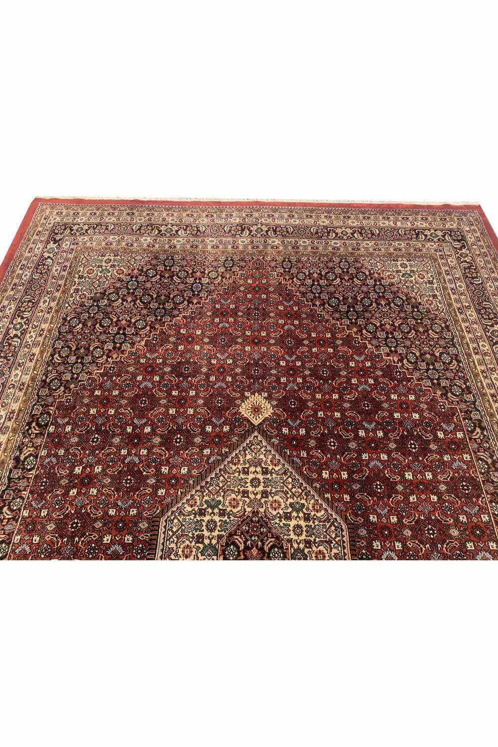 Amazing Hand Knotted Vintage Bijour Wool Area Rug 11.6 x 7.10 Ft