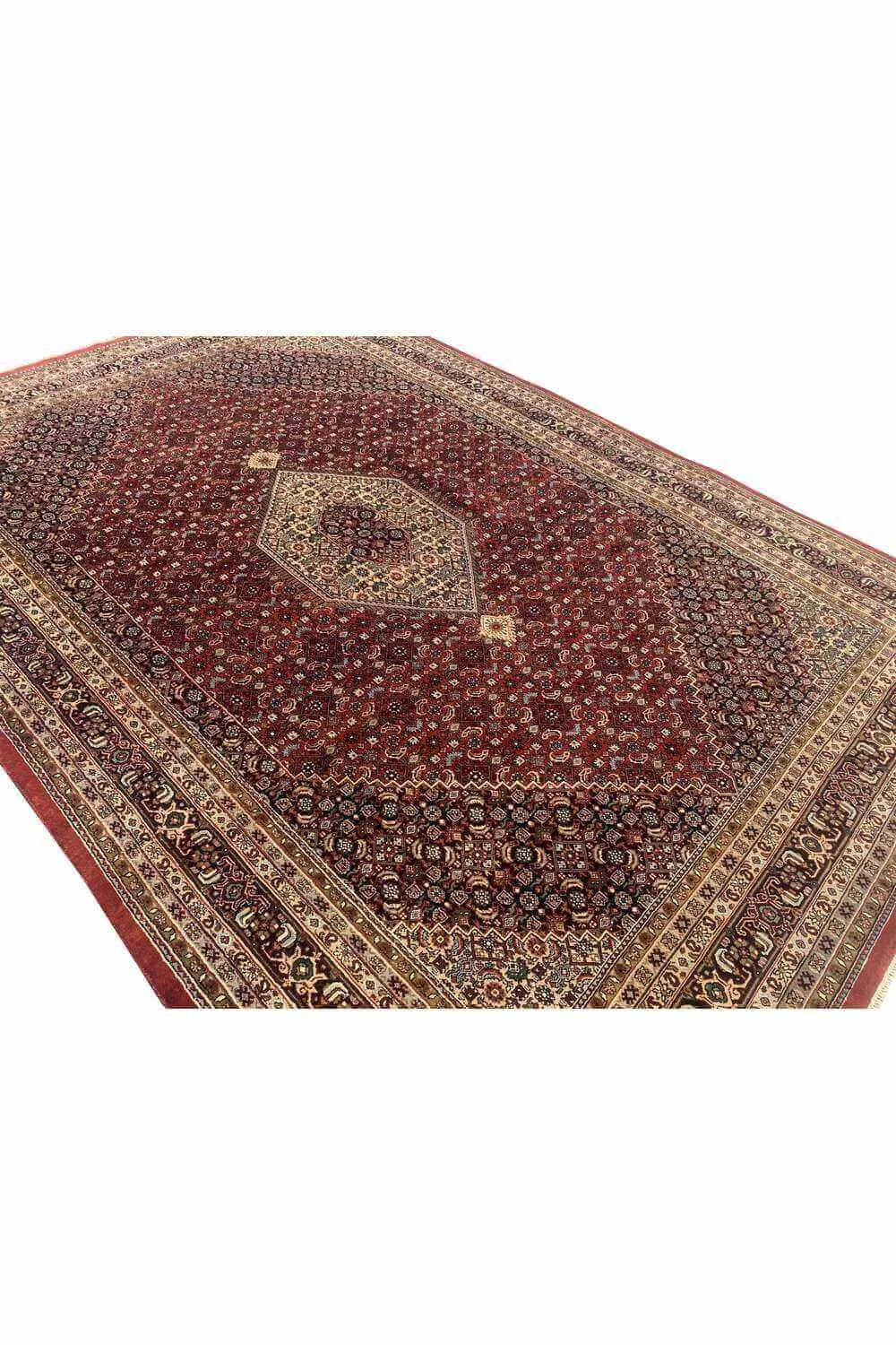 Amazing Hand Knotted Vintage Bijour Wool Area Rug 11.6 x 7.10 Ft