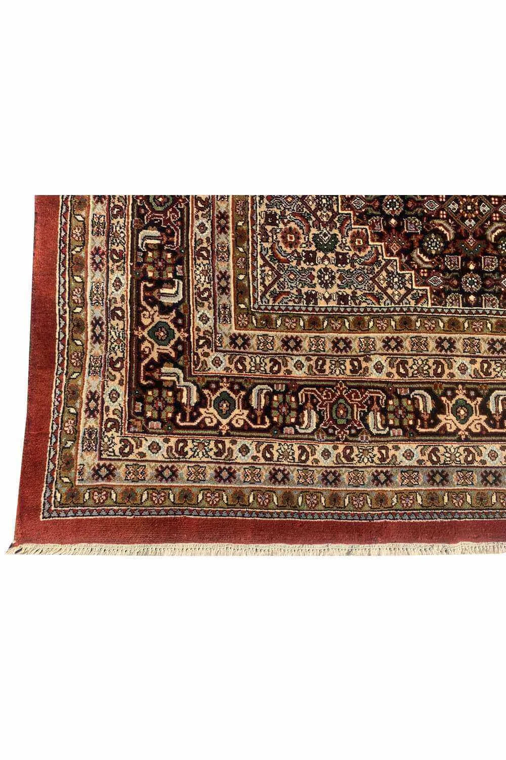 Amazing Hand Knotted Vintage Bijour Wool Area Rug 11.6 x 7.10 Ft