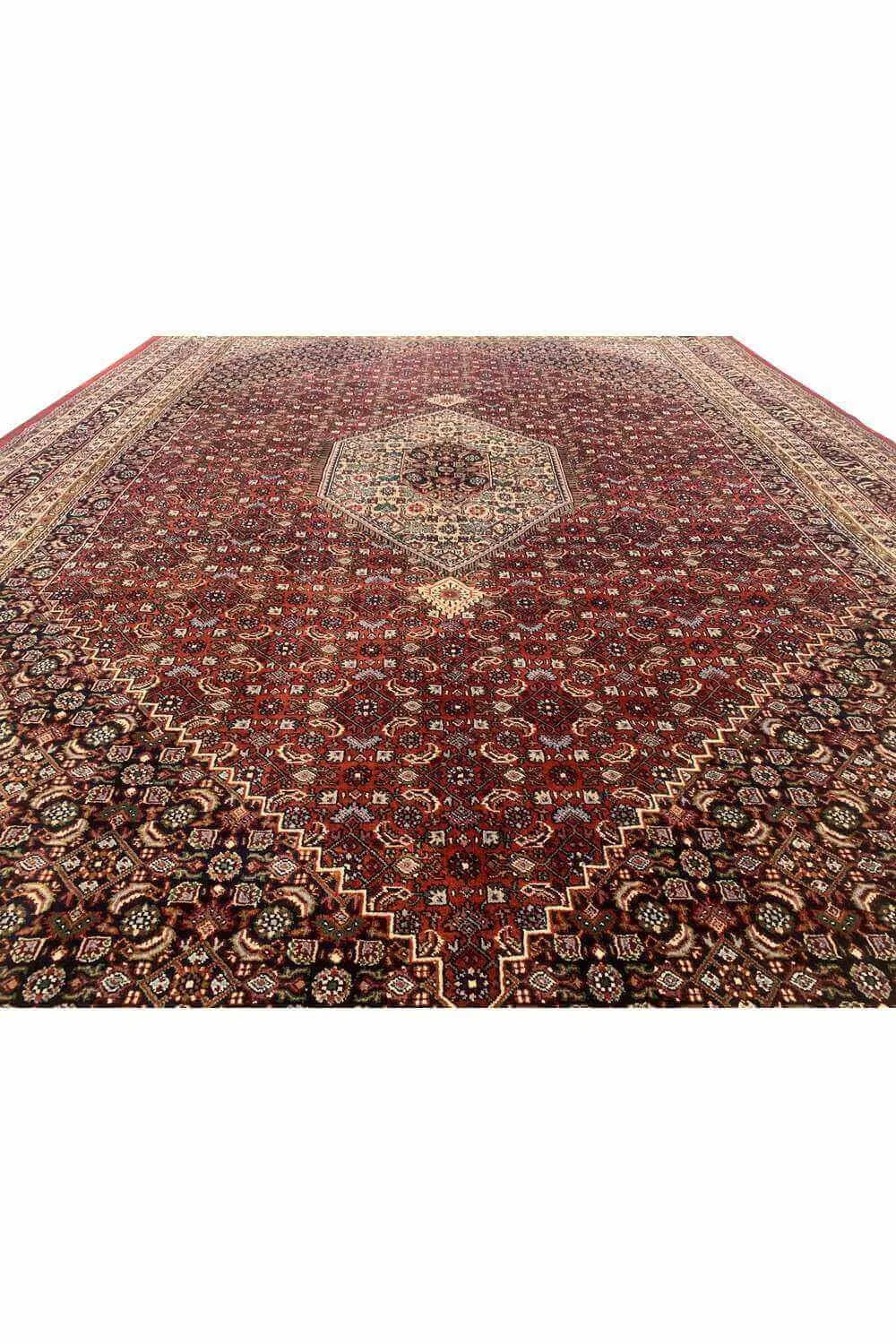 Amazing Hand Knotted Vintage Bijour Wool Area Rug 11.6 x 7.10 Ft