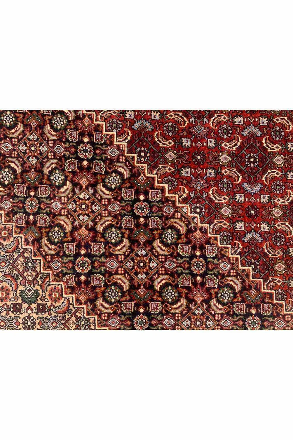 Amazing Hand Knotted Vintage Bijour Wool Area Rug 11.6 x 7.10 Ft