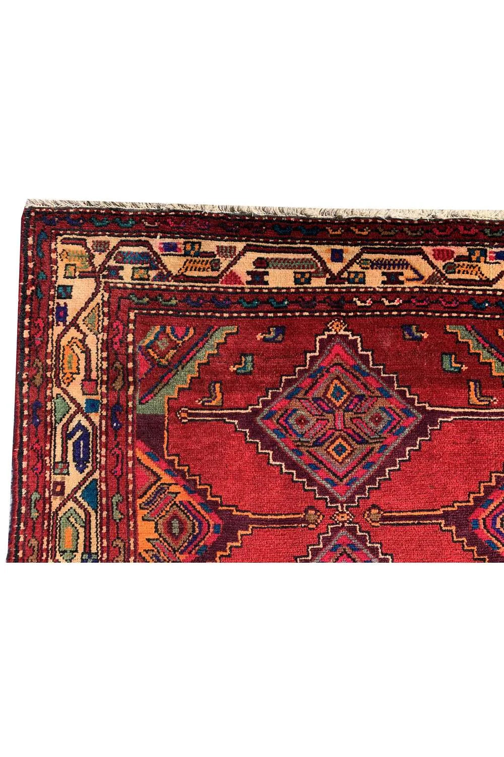 Amazing Hand Knotted Hamidoun Wool Area Runner Rug 10.0 x 3.9 Ft