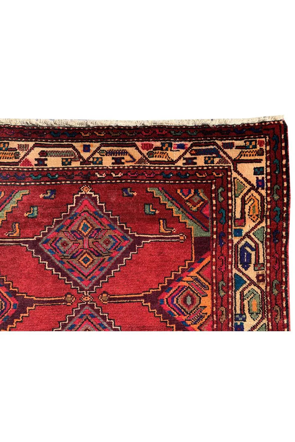 Amazing Hand Knotted Hamidoun Wool Area Runner Rug 10.0 x 3.9 Ft