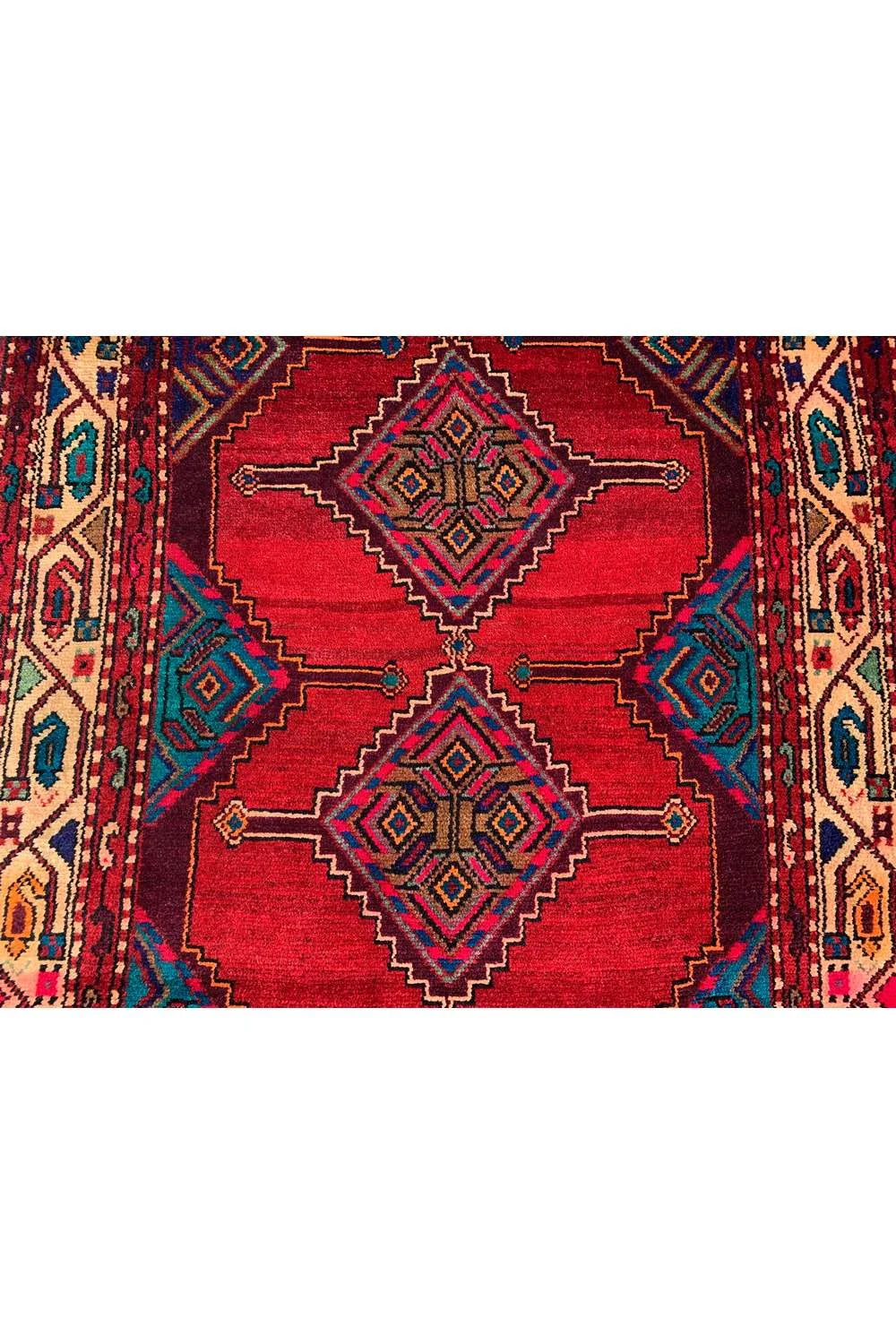 Amazing Hand Knotted Hamidoun Wool Area Runner Rug 10.0 x 3.9 Ft