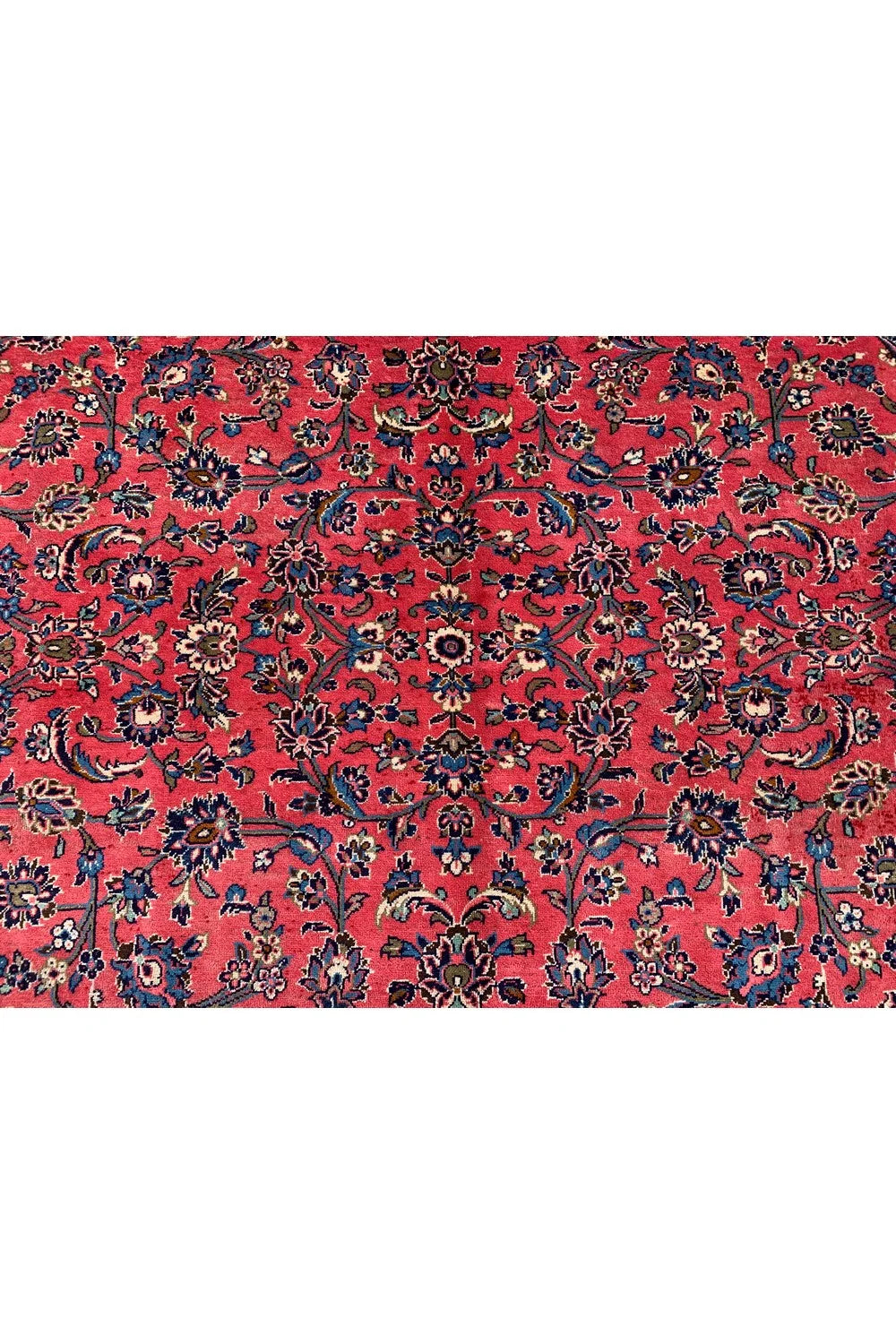 Amazing Hand Knotted Vintage Qashoun Wool Area Rug 11.10 x 8.3 Ft
