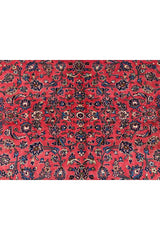 Amazing Hand Knotted Vintage Qashoun Wool Area Rug 11.10 x 8.3 Ft
