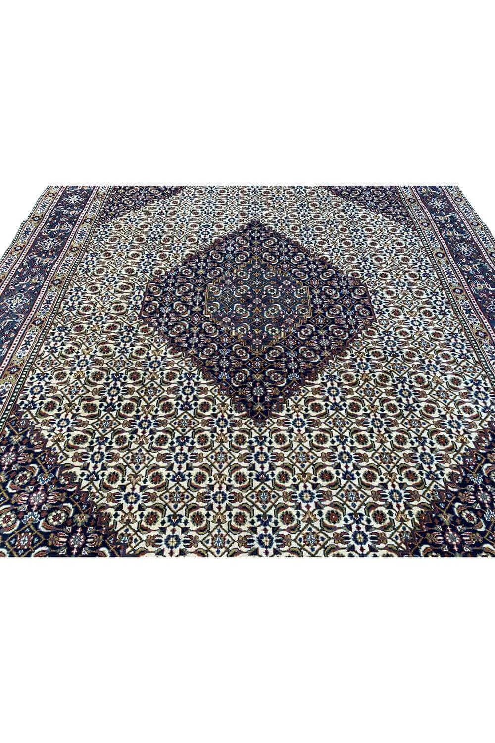 Amazing Hand Knotted Vintage Bijour Wool Area Rug 9.4 x 8.0 Ft
