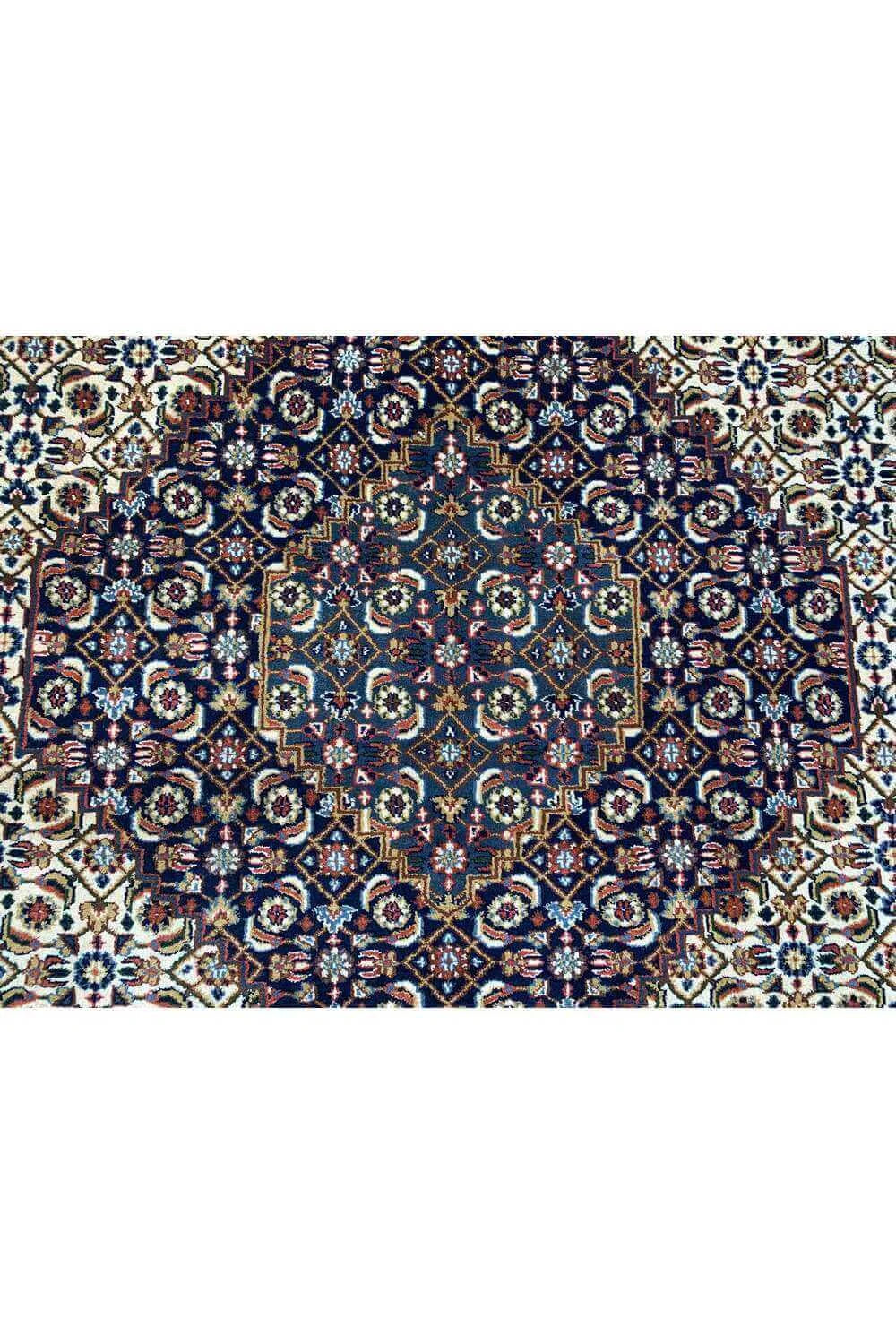Amazing Hand Knotted Vintage Bijour Wool Area Rug 9.4 x 8.0 Ft