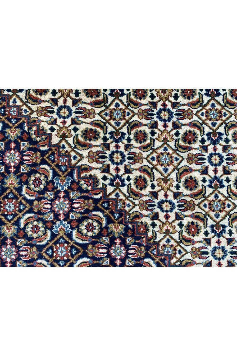 Amazing Hand Knotted Vintage Bijour Wool Area Rug 9.4 x 8.0 Ft