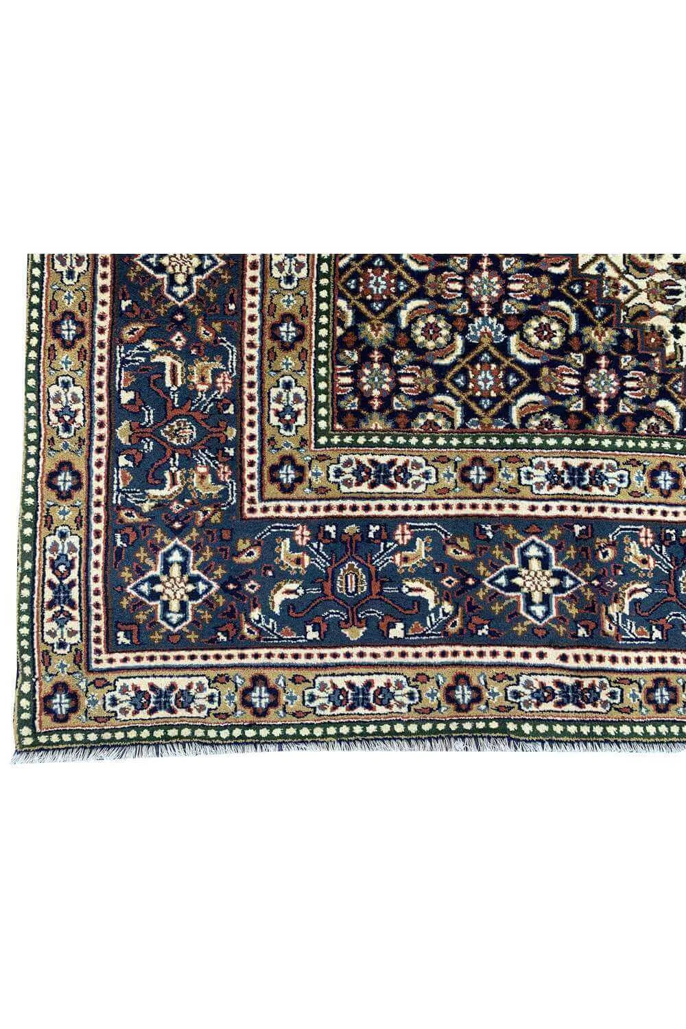 Amazing Hand Knotted Vintage Bijour Wool Area Rug 9.4 x 8.0 Ft