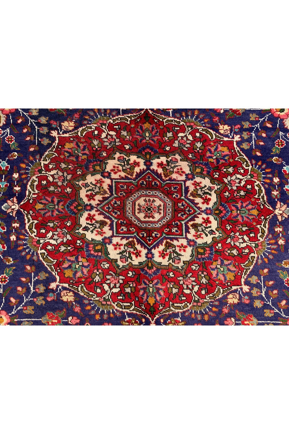 Amazing Hand Knotted Vintage Tabreez Wool Area Rug 12.0 x 9.7 Ft