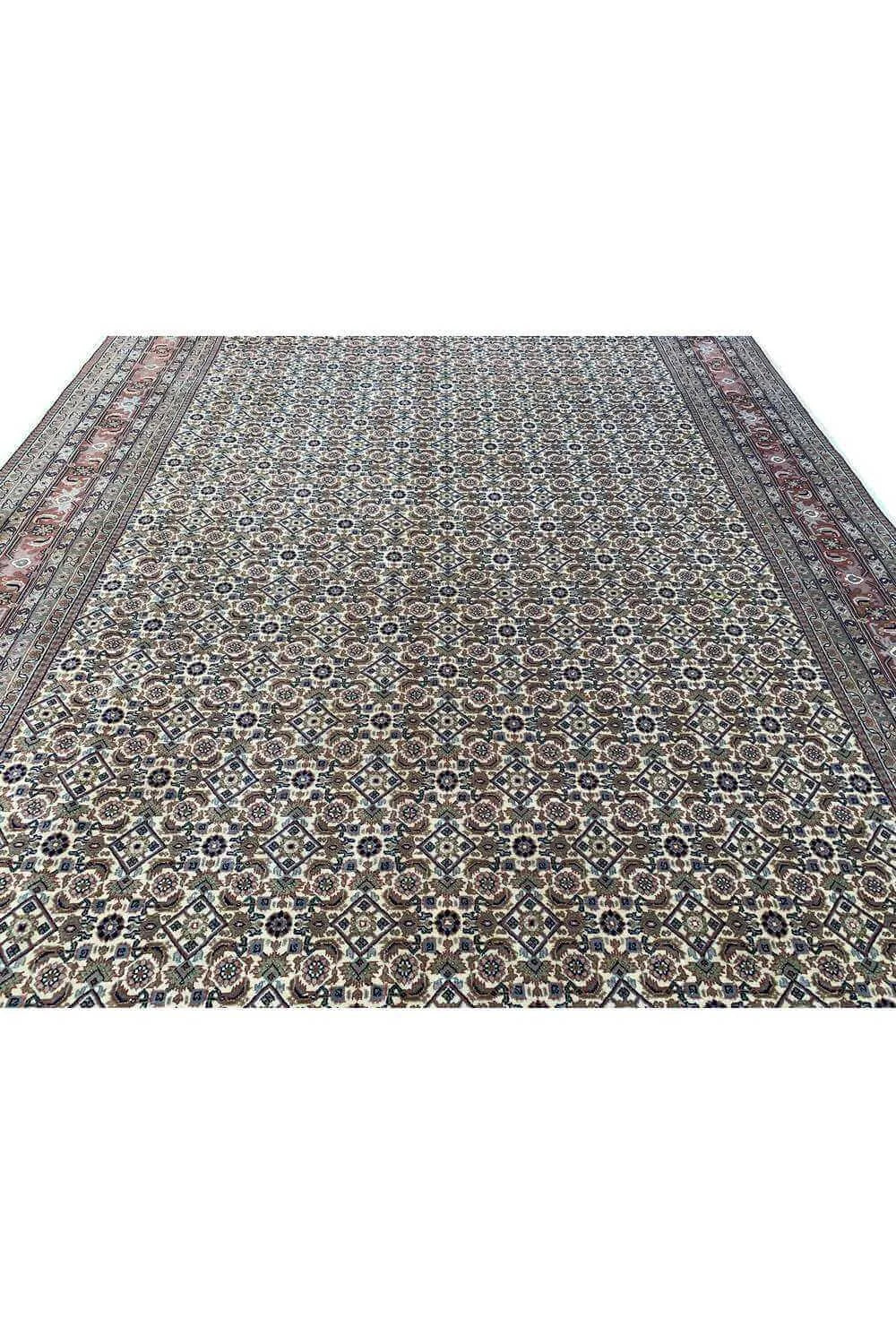 Amazing Hand Knotted Vintage Bijour Wool Area Rug 11.2 x 8.5 Ft