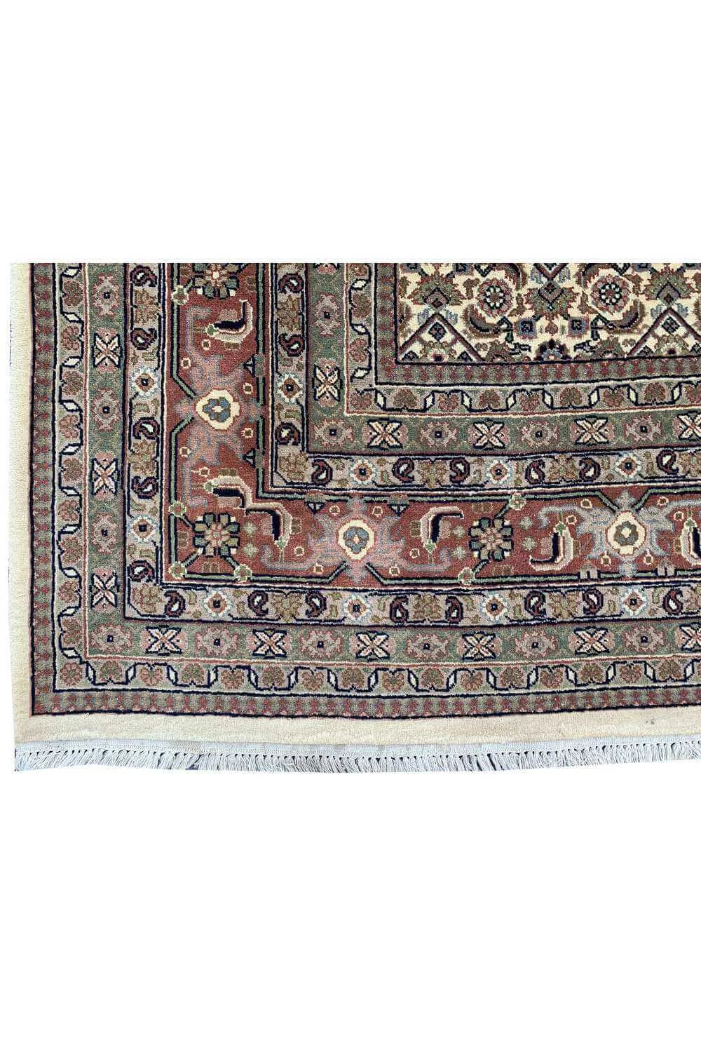 Amazing Hand Knotted Vintage Bijour Wool Area Rug 11.2 x 8.5 Ft