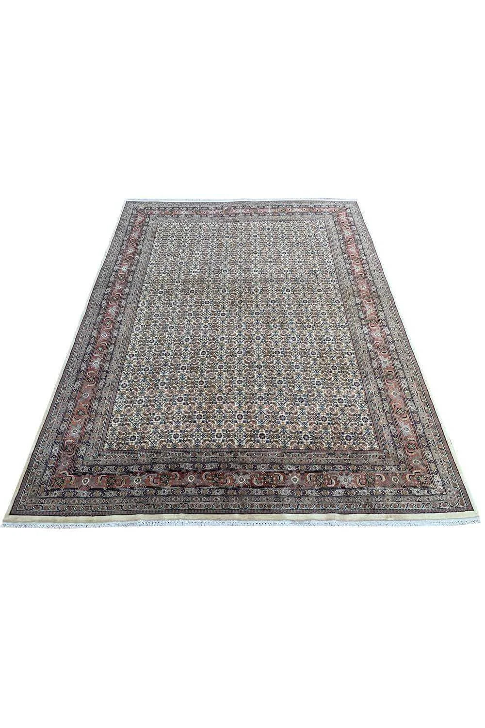 Amazing Hand Knotted Vintage Bijour Wool Area Rug 11.2 x 8.5 Ft