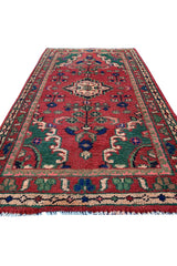 DISTRESSED HAND KNOTTED BIJOUR WOOL AREA RUG 6.1 X 3.4 FT (667 GER)