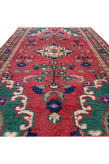 DISTRESSED HAND KNOTTED BIJOUR WOOL AREA RUG 6.1 X 3.4 FT (667 GER)