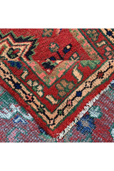DISTRESSED HAND KNOTTED BIJOUR WOOL AREA RUG 6.1 X 3.4 FT (667 GER)