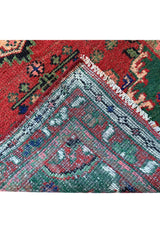 DISTRESSED HAND KNOTTED BIJOUR WOOL AREA RUG 6.1 X 3.4 FT (667 GER)