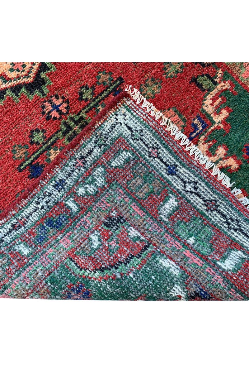 DISTRESSED HAND KNOTTED BIJOUR WOOL AREA RUG 6.1 X 3.4 FT (667 GER)