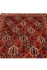 AUTHENTIC HAND KNOTTED VINTAGE BAGHTIYAAR WOOL AREA RUG 10.3 X 7.3 FT (445 GER)