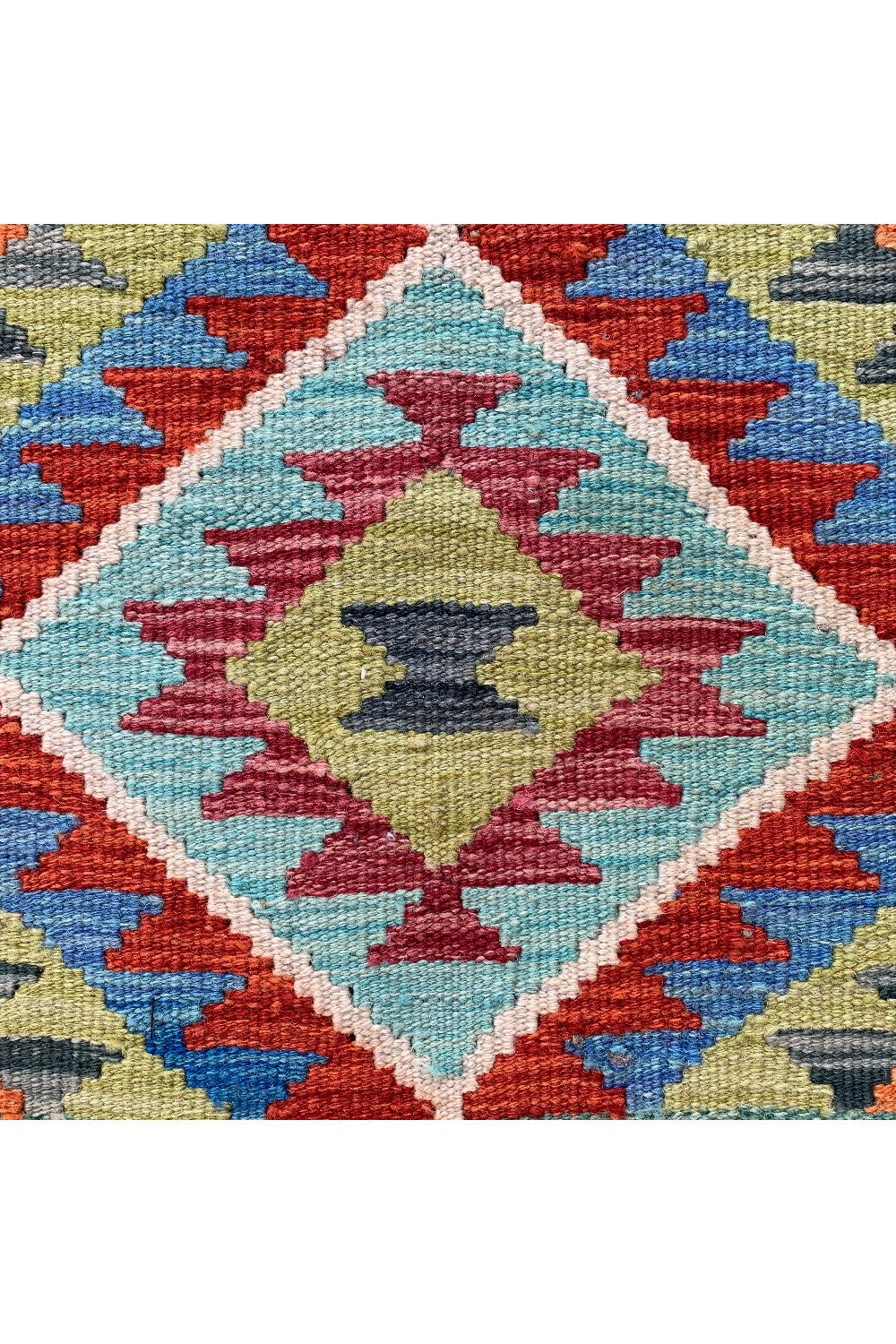 MODERN CHOBI KILIM 2.9 x 2.1 Ft