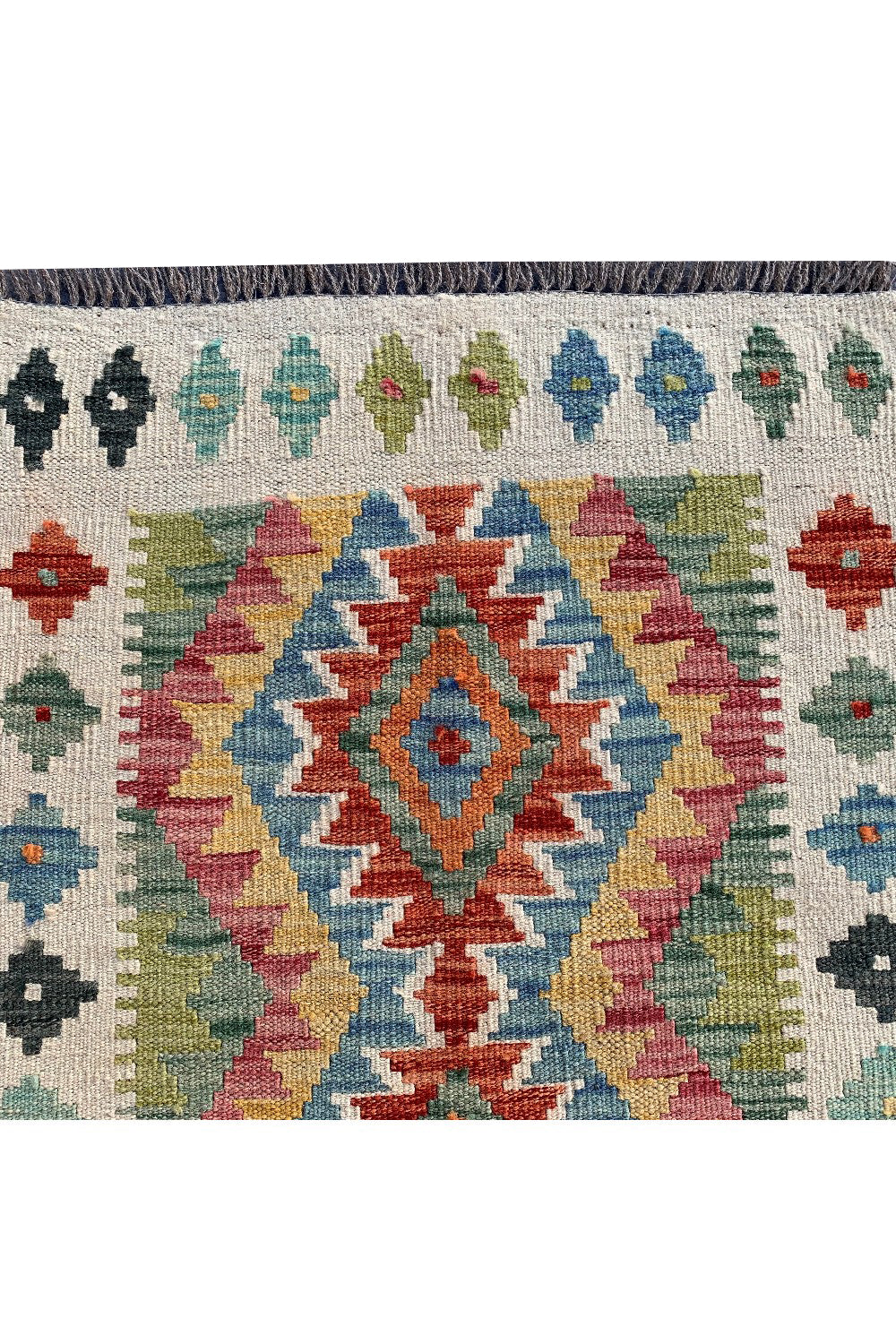MODERN CHOBI KILIM 2.9 x 2.1 Ft