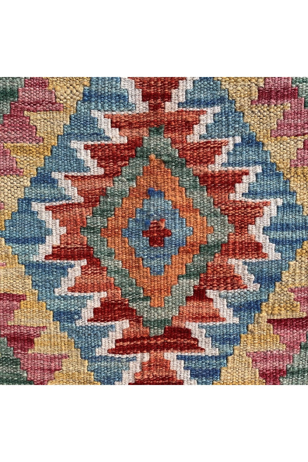 MODERN CHOBI KILIM 2.9 x 2.1 Ft