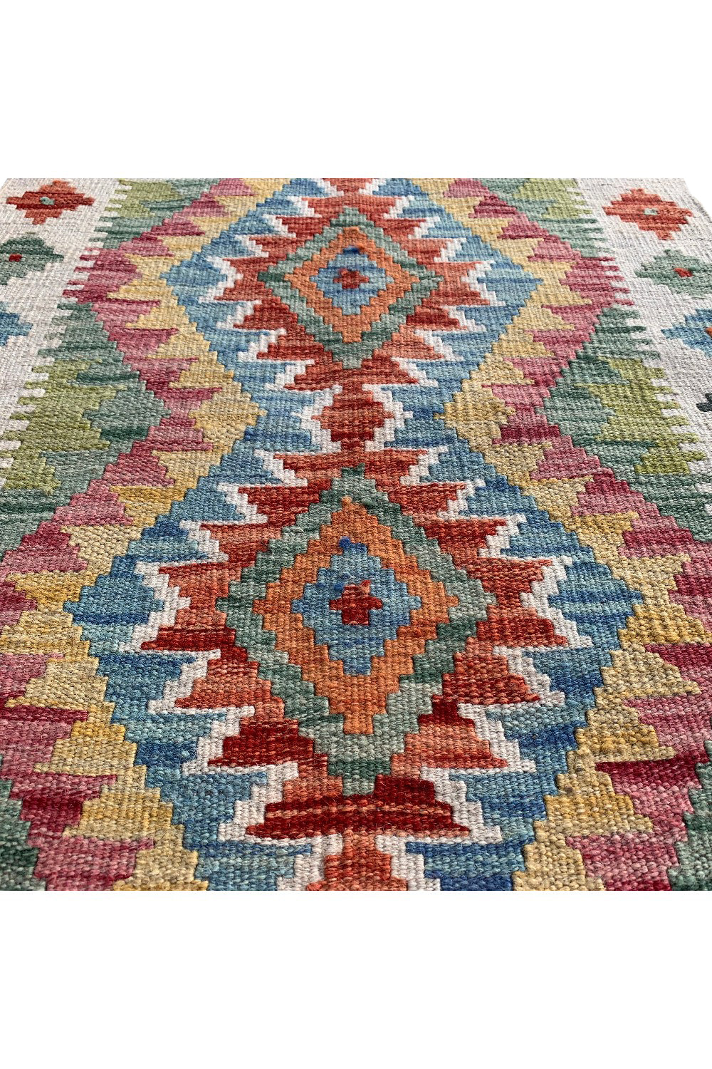 MODERN CHOBI KILIM 2.9 x 2.1 Ft
