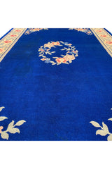 AUTHENTIC HAND KNOTTED VINTAGE TIBET WOOL AREA RUG 9.3 X 6.0 FT (453 GER)