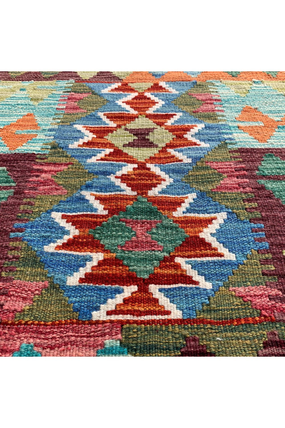 MODERN CHOBI KILIM 2.7 x 1.11 Ft