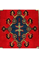 AUTHENTIC HAND KNOTTED VINTAGE MOROCCO WOOL AREA RUG 6.9 X 3.1 FT (596 GER)