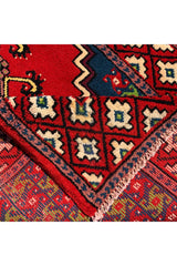 AUTHENTIC HAND KNOTTED VINTAGE MOROCCO WOOL AREA RUG 6.9 X 3.1 FT (596 GER)