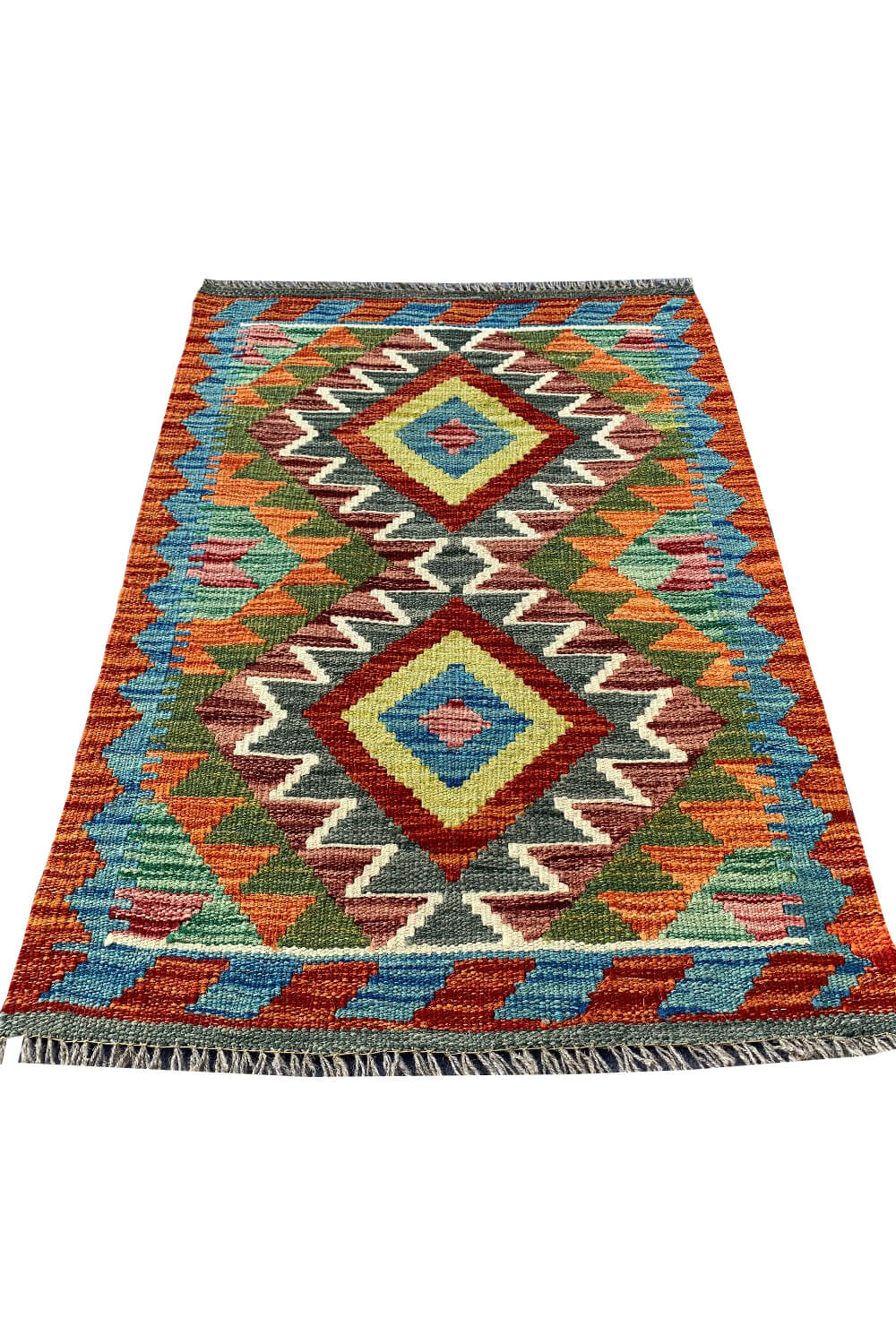MODERN CHOBI KILIM 2.11 x 2.0 Ft