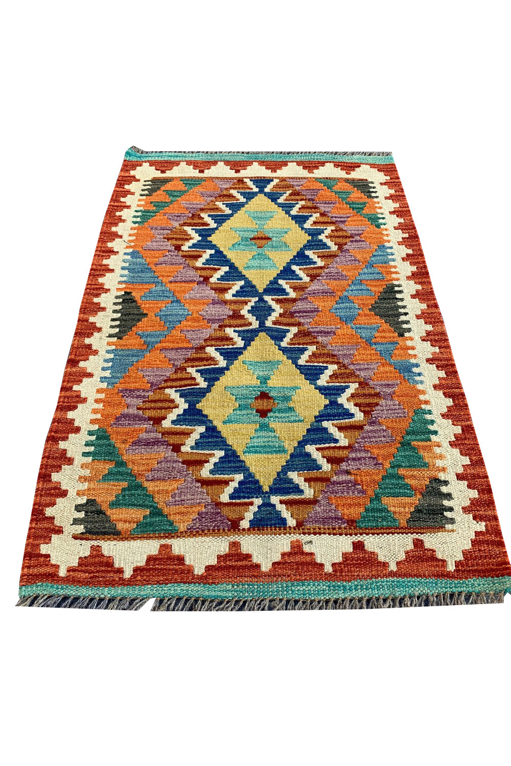 MODERN CHOBI KILIM 2.11 x 1.10 Ft