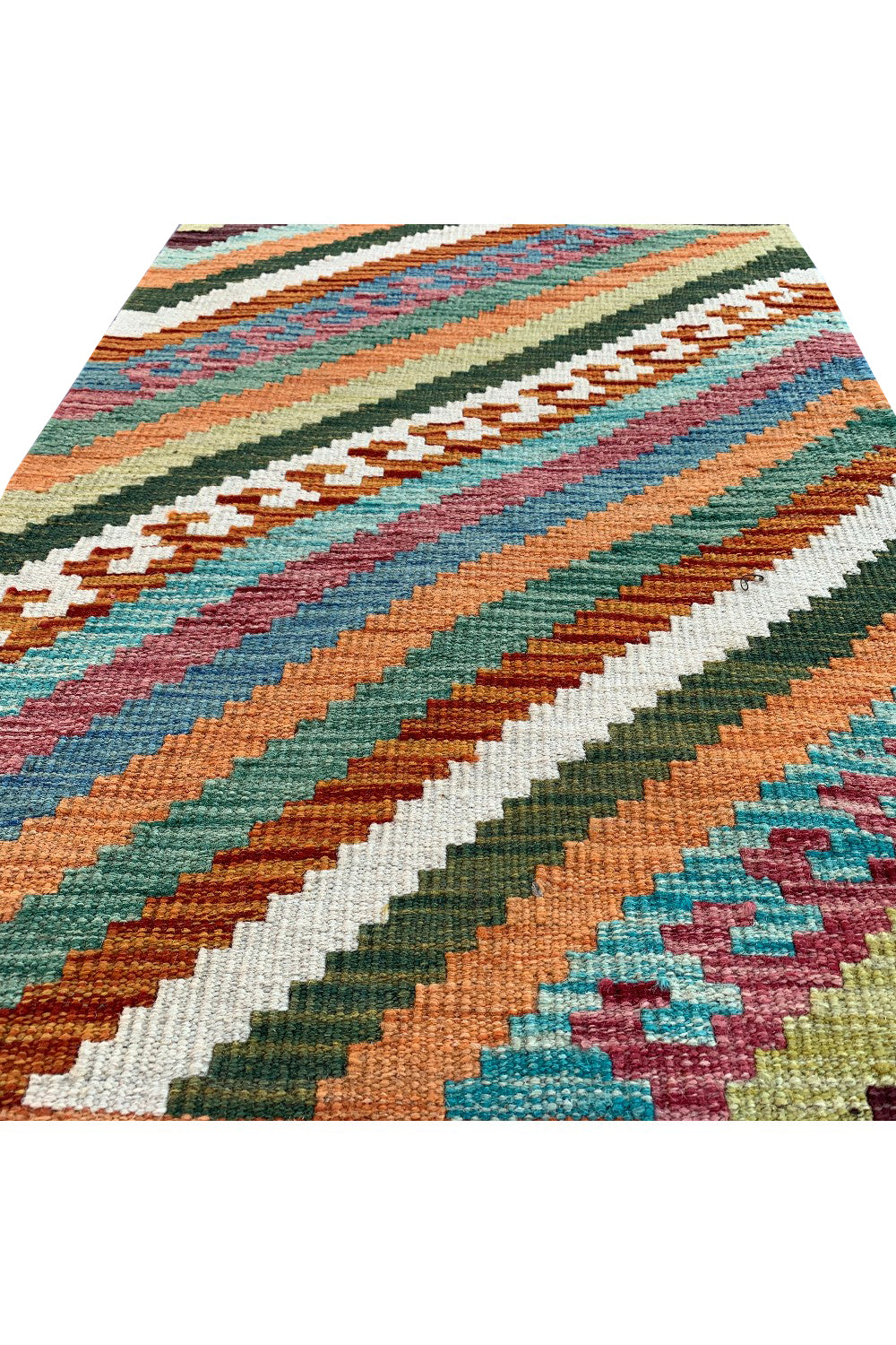 MODERN CHOBI KILIM 2.9 x 1.11 Ft
