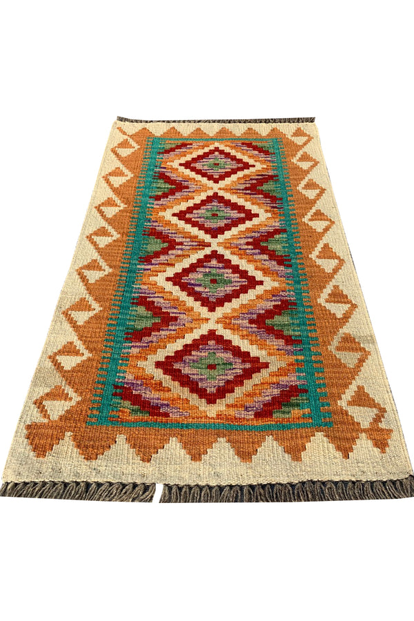 MODERN CHOBI KILIM 3.2 x 1.10 Ft