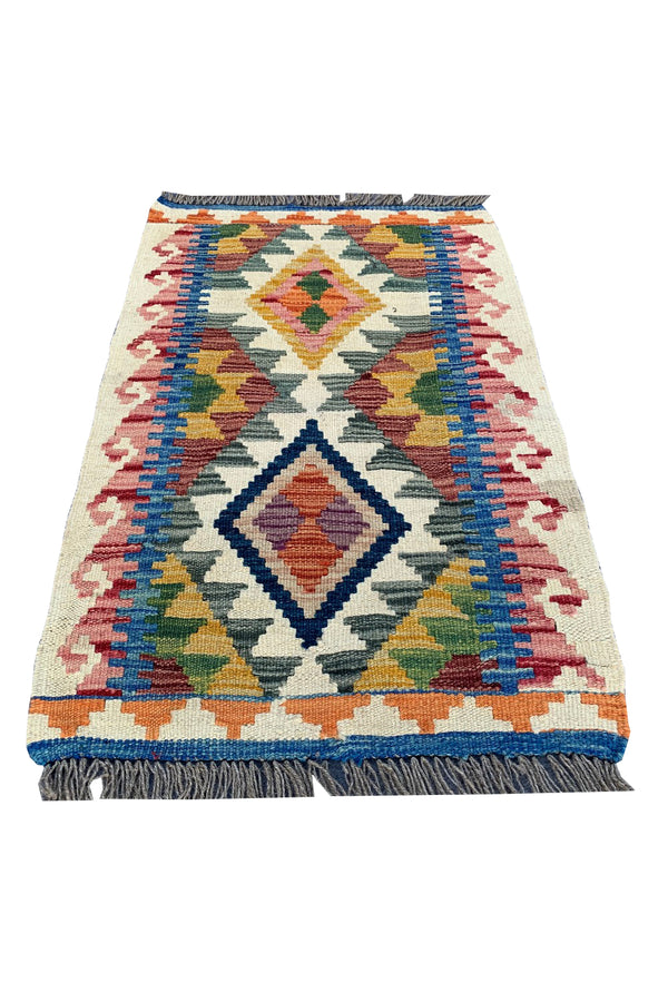 MODERN CHOBI KILIM 2.8 x 1.9 Ft