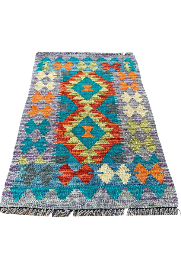 MODERN CHOBI KILIM 2.10 X 1.10 FT